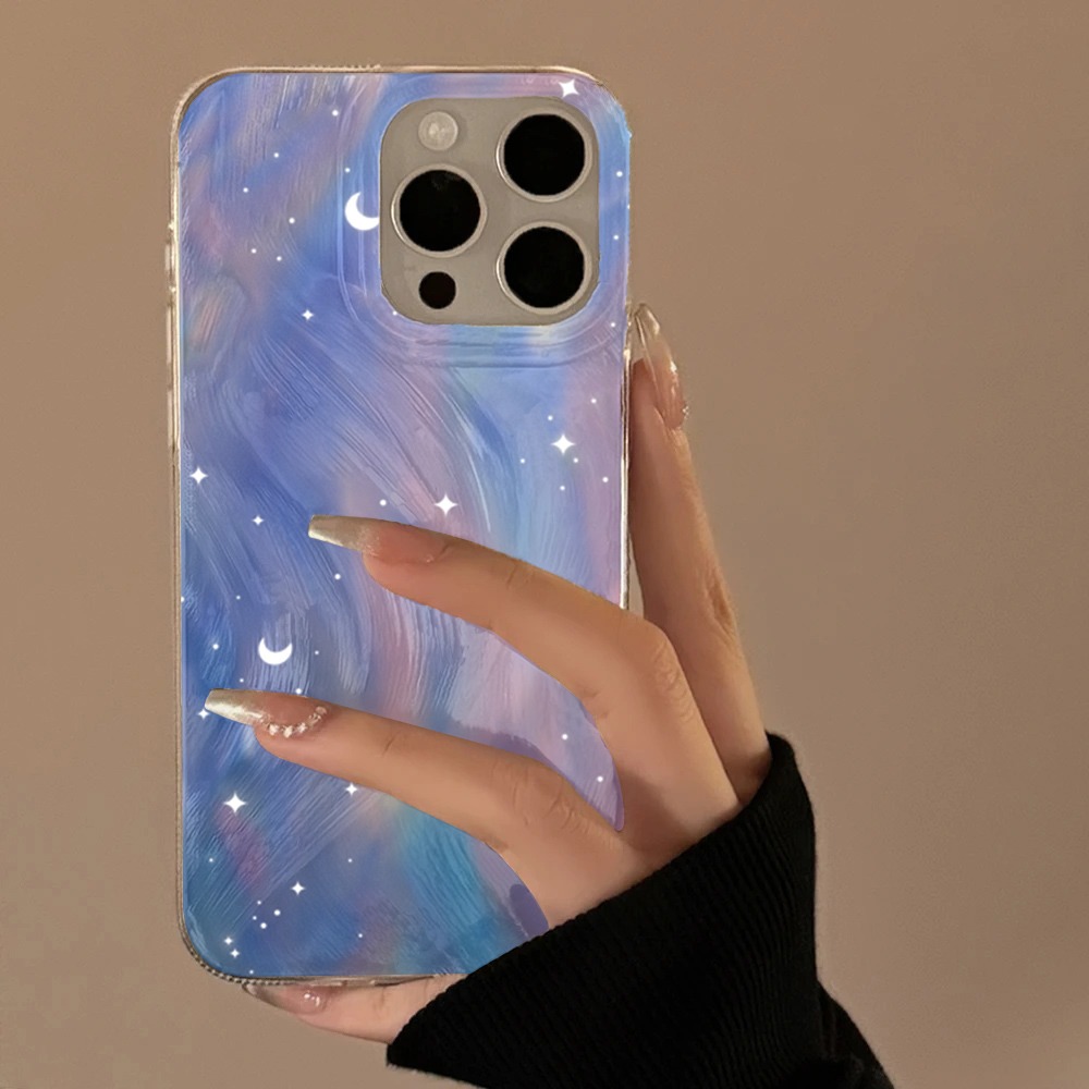 Phone Cases Xiaomi Redmi 12 - Modische Glitzer-Sternen-Gradienten-Handyhülle für Xiaomi Redmi Note