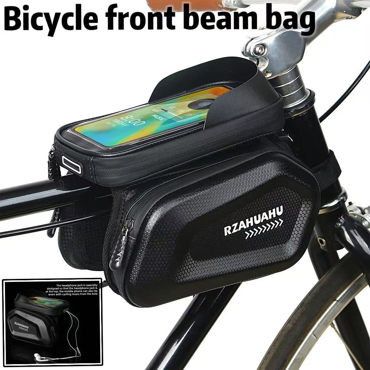 Phone Cases Youtube - Fahrradtaschen Fahrrad-Oberrohrtasche Touchscreen-Handyhalter Aufbewahrungstasche MTB Rennrad-Tasche
