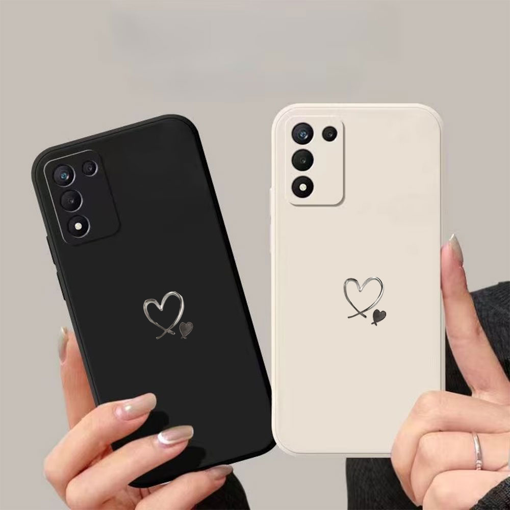 Phone Cases Galaxy S23 - Herz-Print Anti-Sturz Handyhülle für Samsung Galaxy