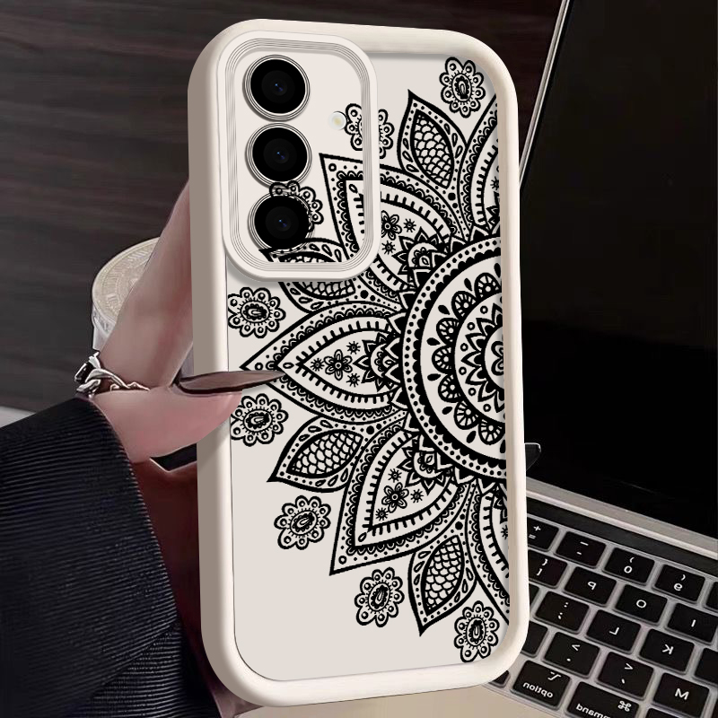 Retro-Blumen-Totem-Muster-Hüll – Phone Cases For Samsung A14 Bewertung und Preis