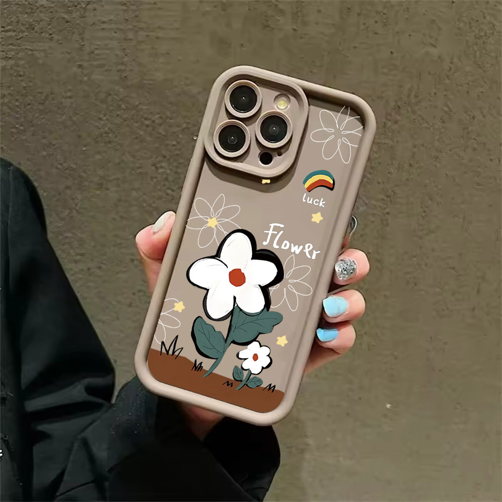 Glückliche Cartoon-Blumen Weic – Phone Cases Drop Proof Bewertung und Preis
