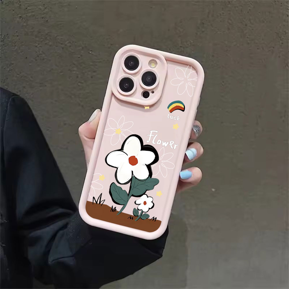 Glückliche Cartoon-Blumen Weic – Phone Cases Drop Proof Bewertung und Preis