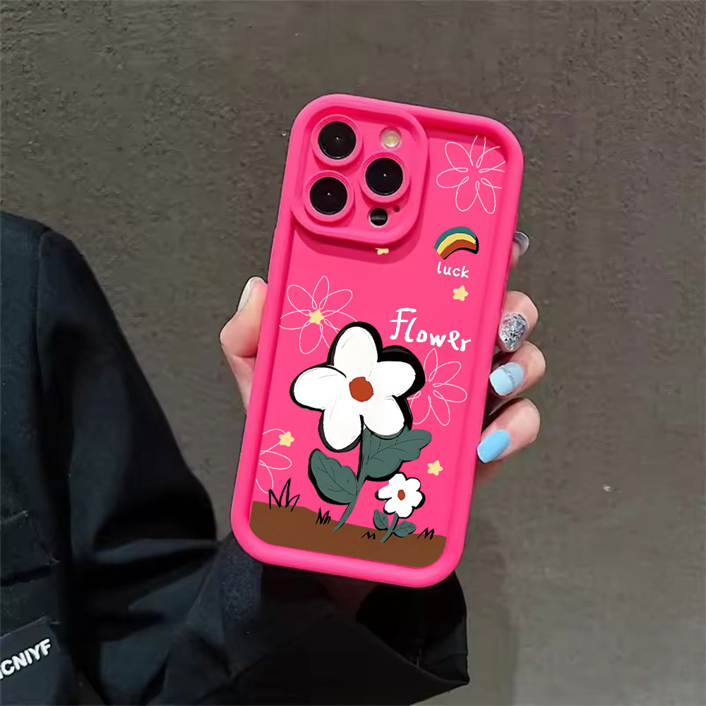 Glückliche Cartoon-Blumen Weic – Phone Cases Drop Proof Bewertung und Preis