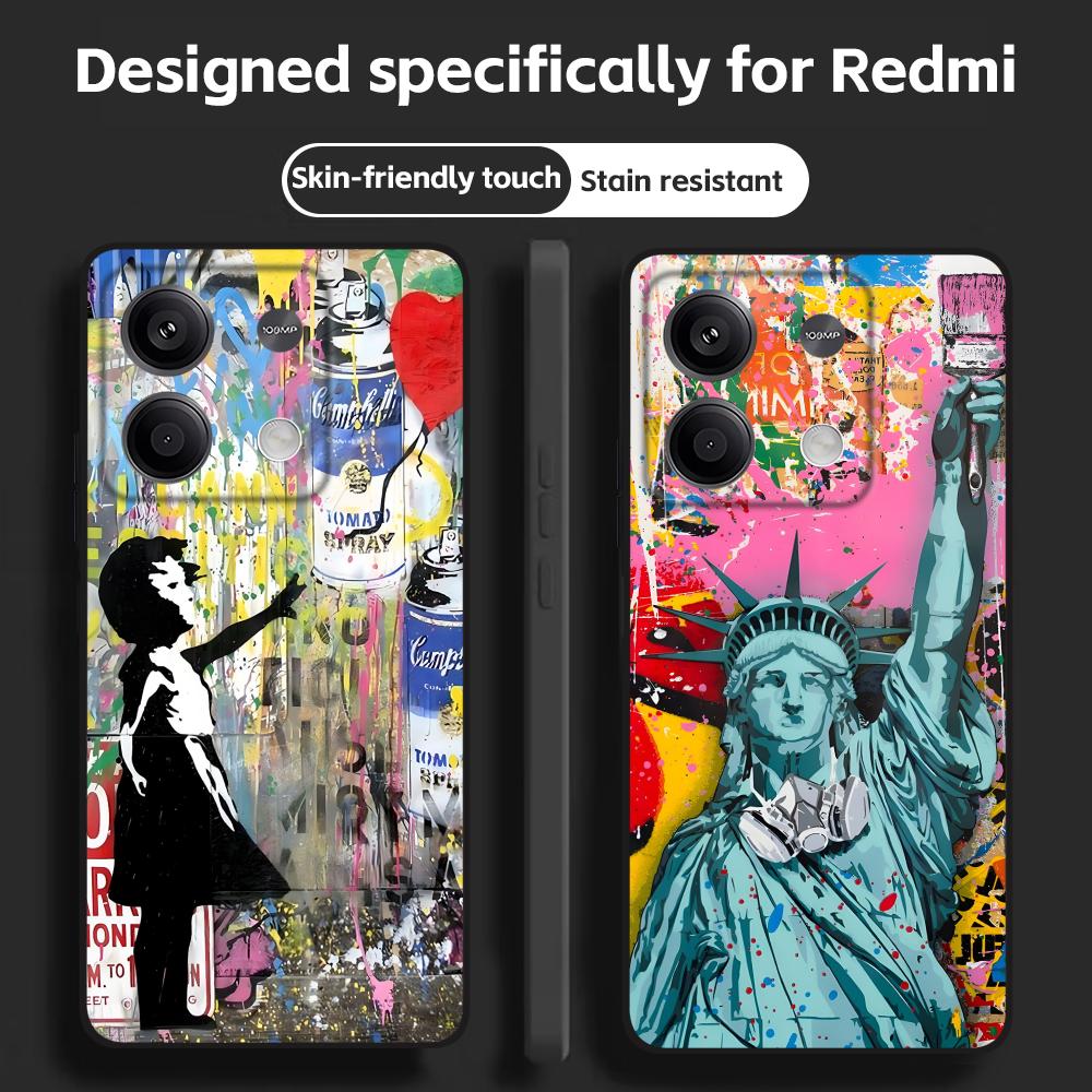 Banksy Graffiti Art Handyhülle – Phone Cases Xiaomi Redmi 12 Bewertung und Preis