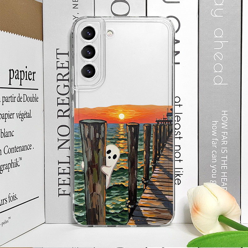 Niedliche Geister-Muster Trans – Phone Cases For Samsung A14 Bewertung und Preis
