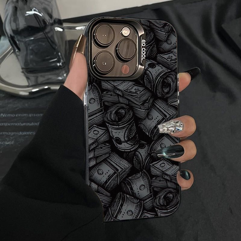 Mattschwarze Dollar-Geldrollen – Phone Cases Wholesale Bewertung und Preis