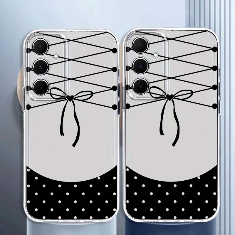 Schwarzes Schleifenmuster-Desi – Phone Cases For Samsung A14 Bewertung und Preis