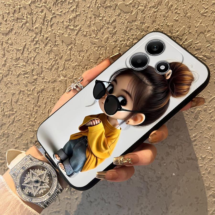 Cartoon-Mädchen-Muster Handyhü – Phone Cases Xiaomi Redmi 12 Bewertung und Preis