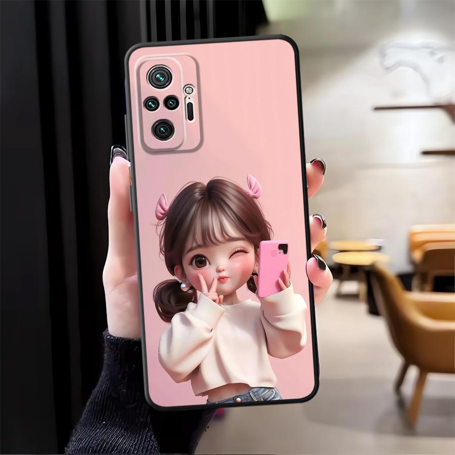 Cartoon-Mädchen-Muster Handyhü – Phone Cases Xiaomi Redmi 12 Bewertung und Preis
