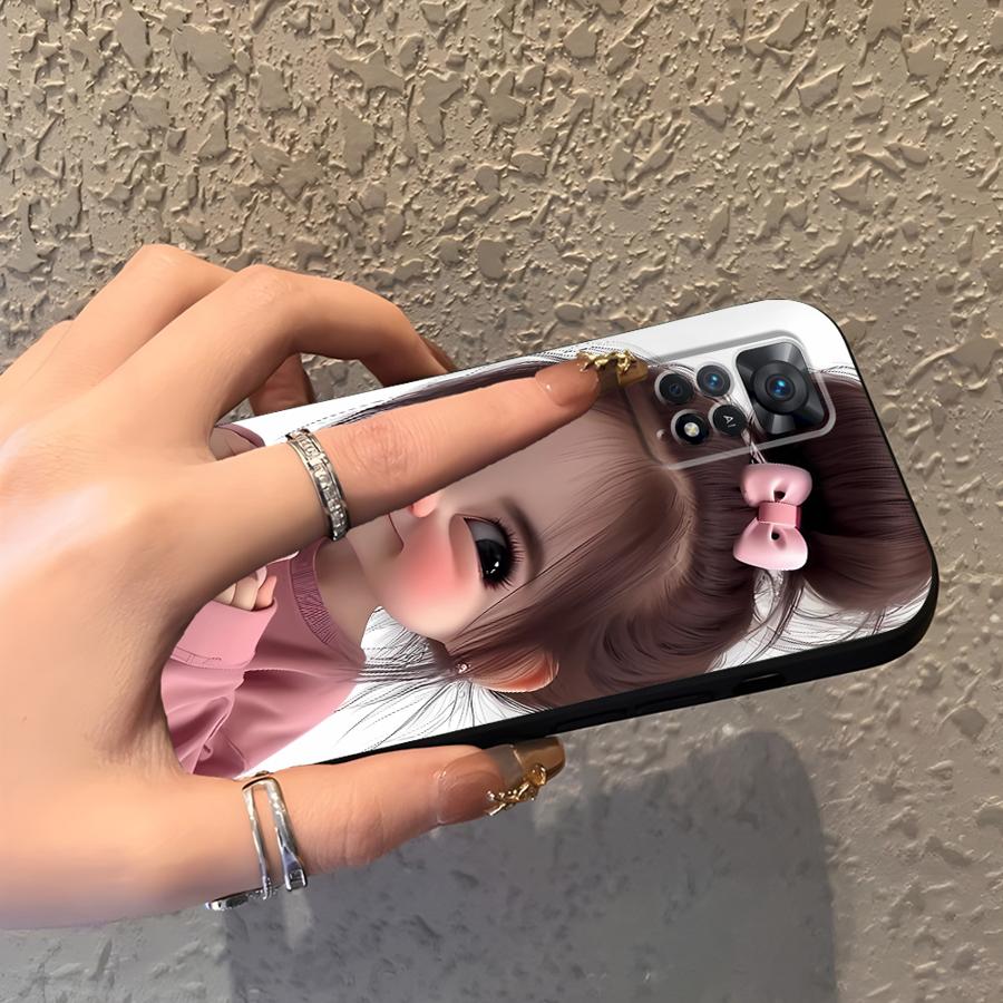 Cartoon-Mädchen-Muster Handyhü – Phone Cases Xiaomi Redmi 12 Bewertung und Preis