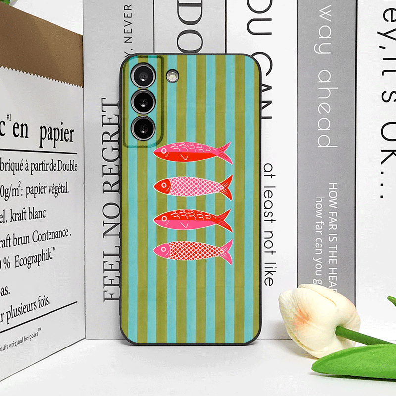Niedliche Gestreifte Sardinen- – Phone Cases Cute Bewertung und Preis