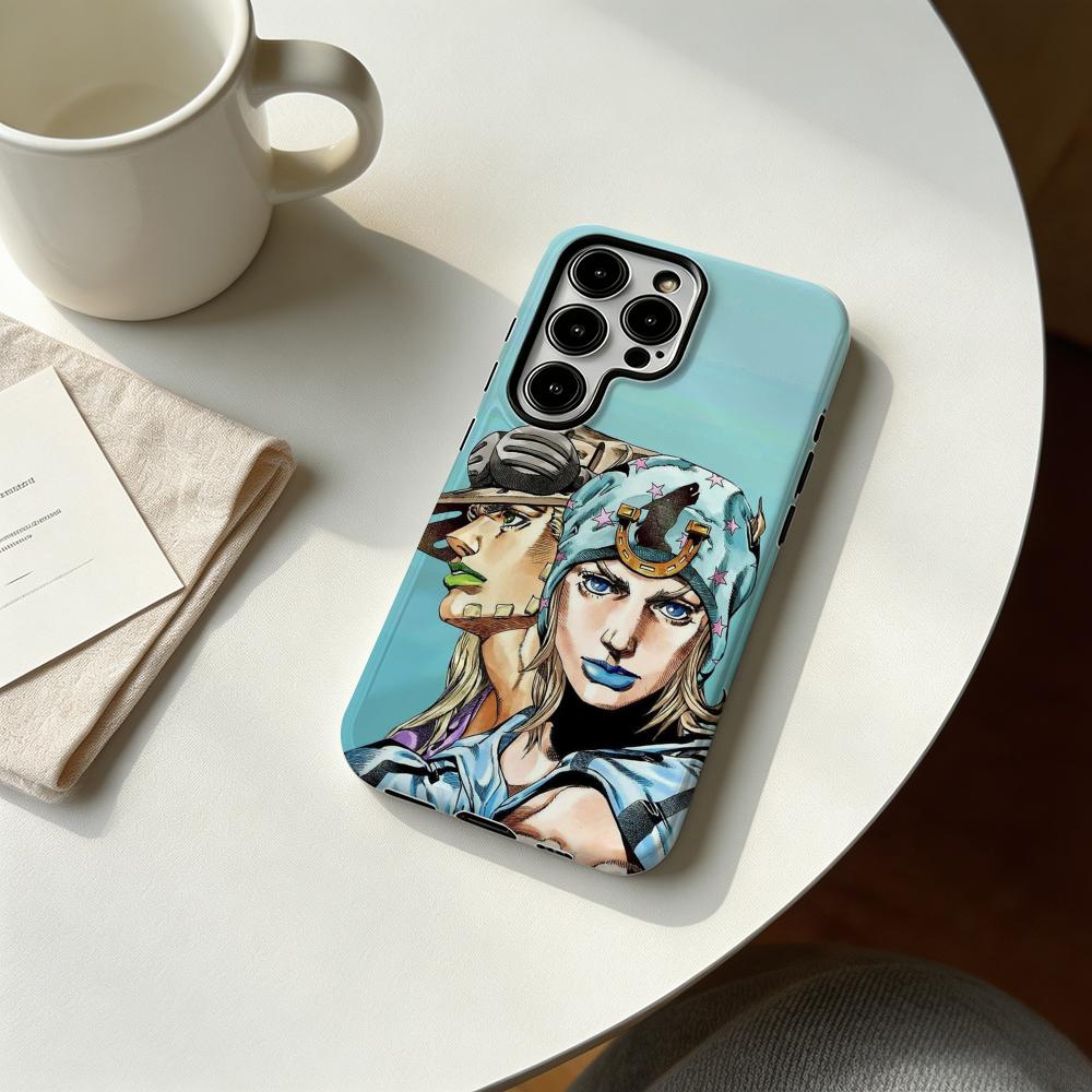 Coole Anime J-JOJO Steel Ball  – Phone Cases Galaxy S23 Bewertung und Preis