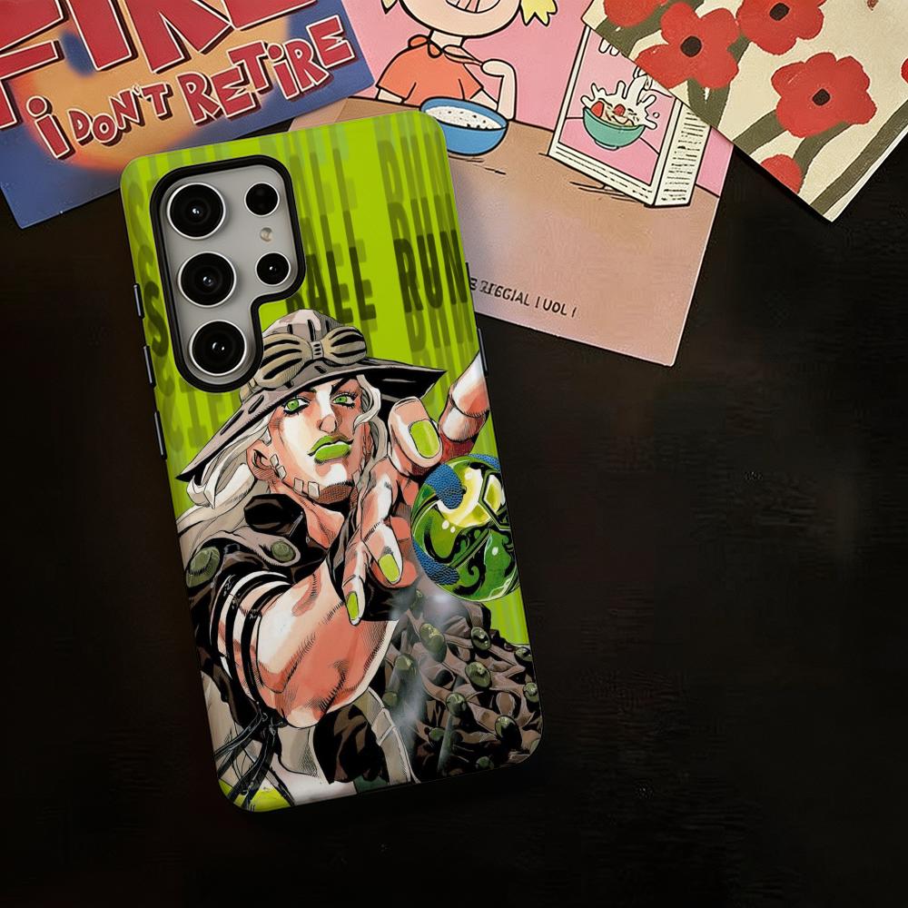 Coole Anime J-JOJO Steel Ball  – Phone Cases Galaxy S23 Bewertung und Preis