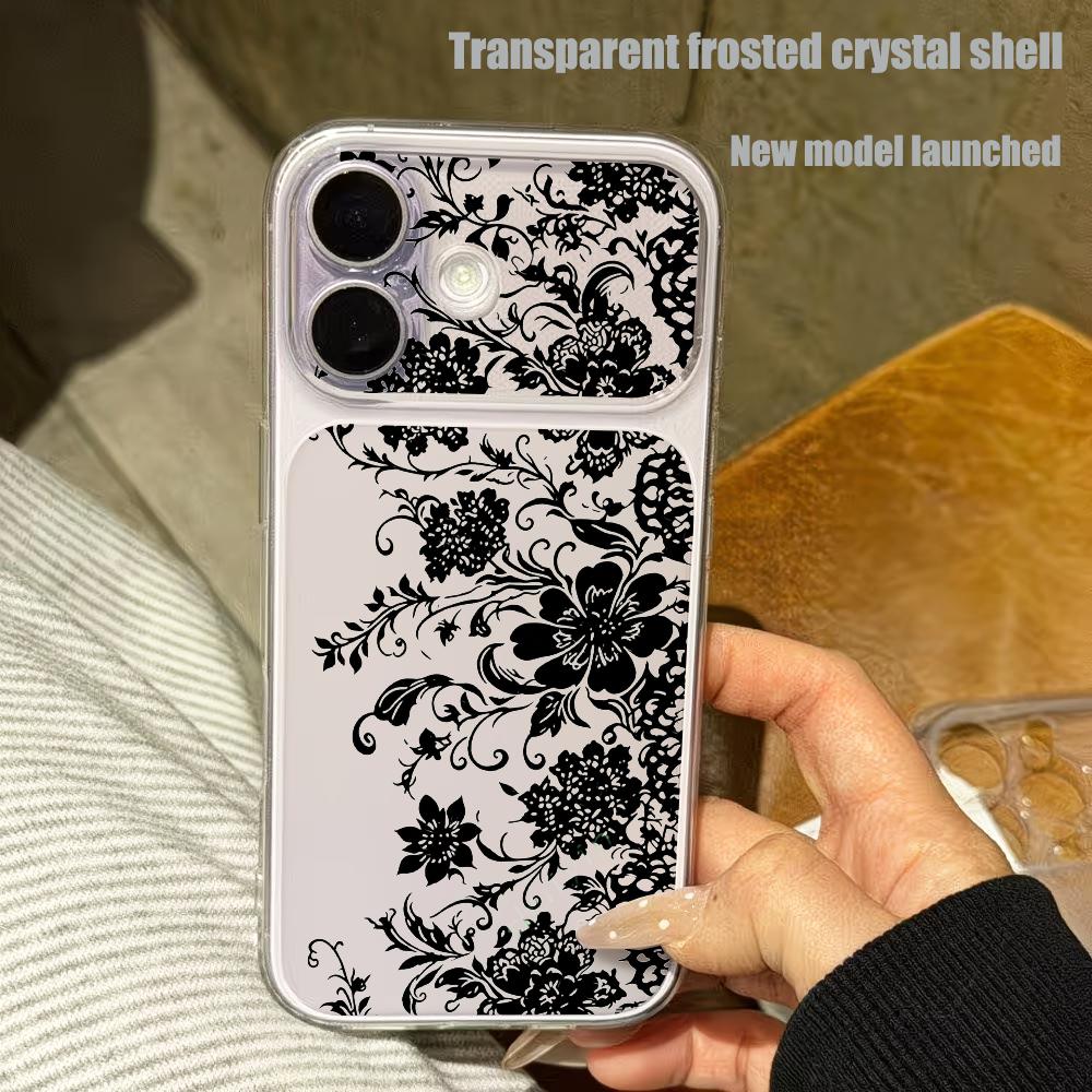 Schwarz gemusterte transparent – Phone Cases For Samsung A14 Bewertung und Preis